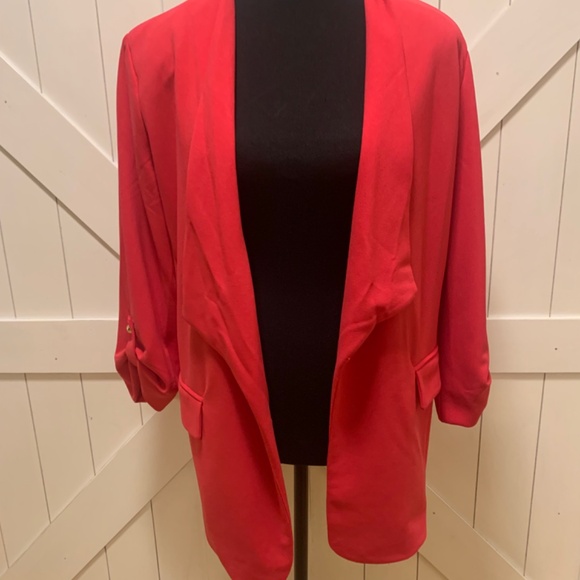 Hot Pink Blazer for Women - Size Small - Picture 3 of 6